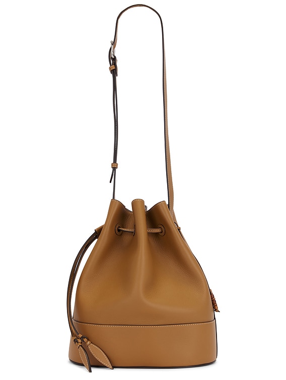 Hunting Season Nappa Extra Large Drawstring Bag in Camel FWRD