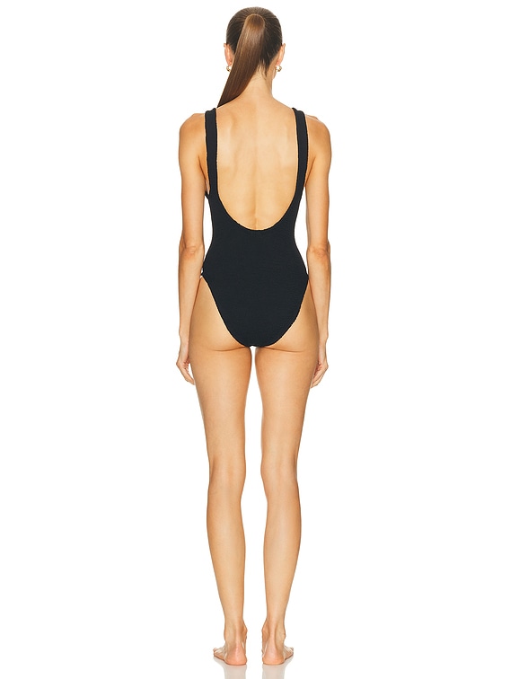 Hunza G DOMINOSWIMBLACK 関税送料込 Domino swimsuit in black - Hunza G | Mytheresa