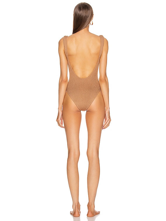 Classic Square Neck One Piece Swimsuit