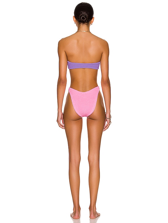 Hunza G Jean Bikini Set in Bubblegum