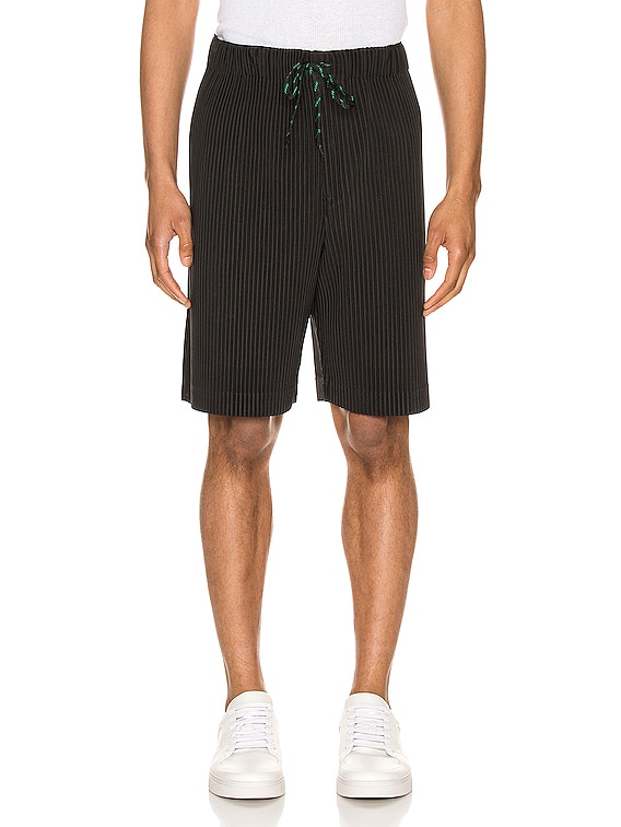 Homme Plisse Issey Miyake Colorful Pleats Short in Corks Gray | FWRD