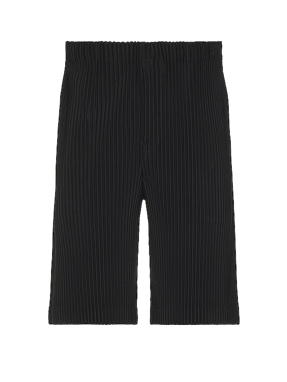 Homme Plisse Issey Miyake Pleats Shorts in Black | FWRD