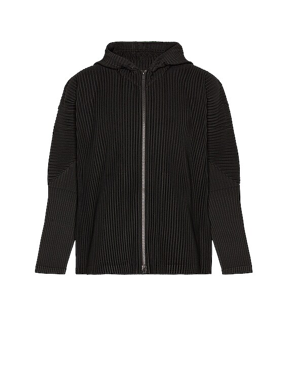 HOMME PLISSÉ フーディー パーカー ブラック サイズ3 Homme Plisse Issey Miyake Hoodie in Black | FWRD