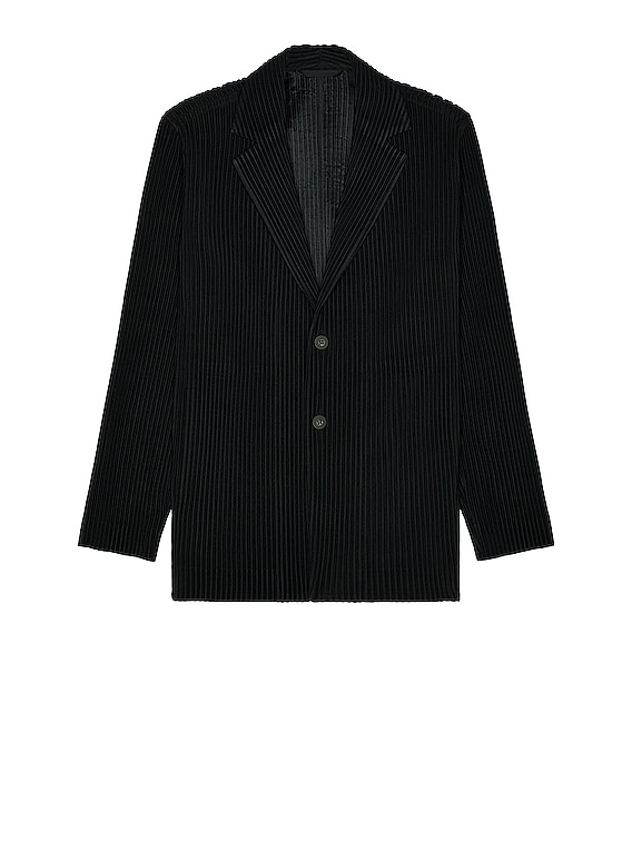 Homme Plisse Issey Miyake Basics Blazer in Black | FWRD