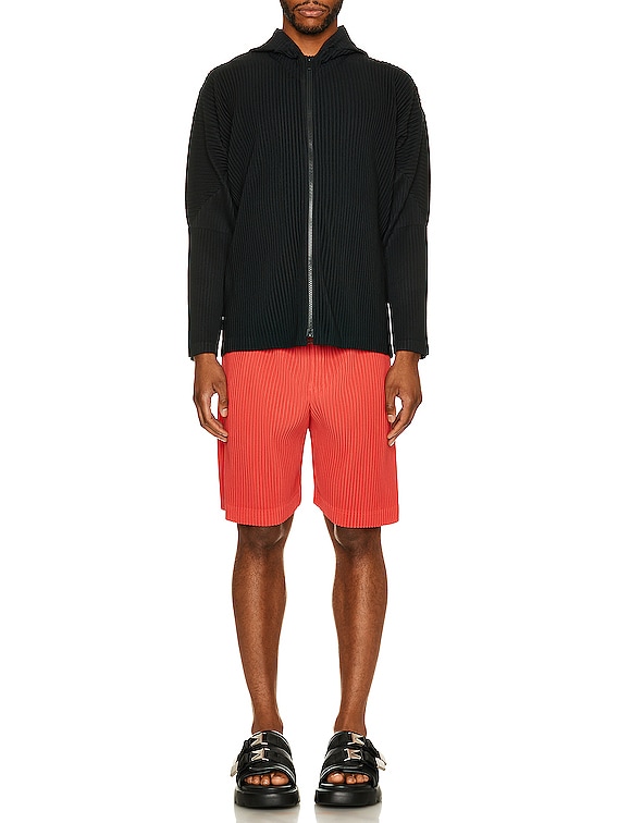 Homme Plisse Issey Miyake MC July Jacket in Black | FWRD Homme Plisse Issey Miyake MC July Jacket in Black | FWRD