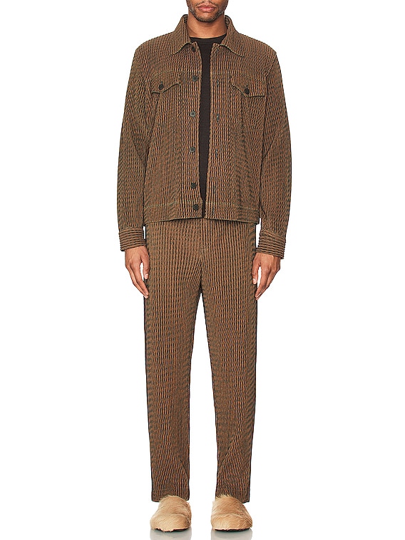 Homme Plisse Issey Miyake ジャケット - Orange | FWRD