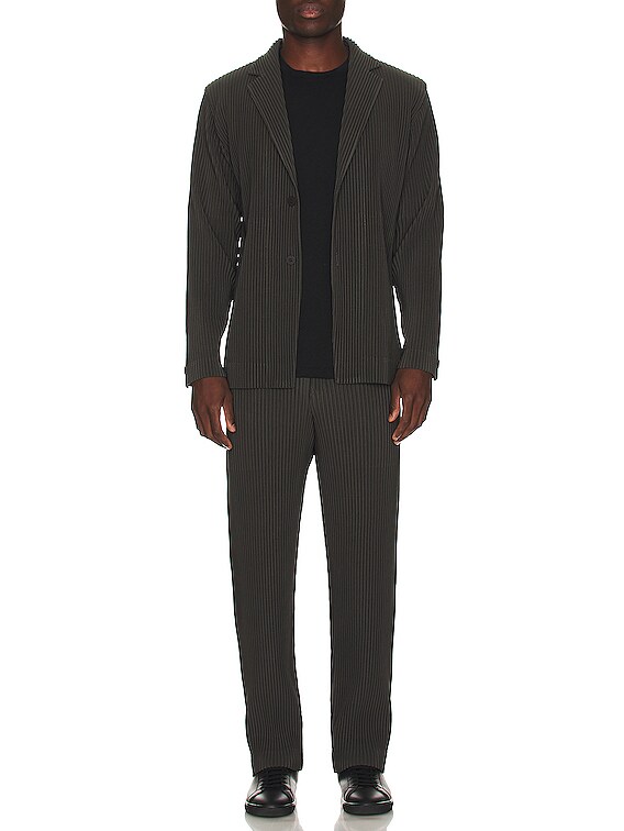 Homme Plisse Issey Miyake Issey Miyake Pleated Blazer in Homme Plisse Issey Miyake Issey Miyake Pleated Blazer in