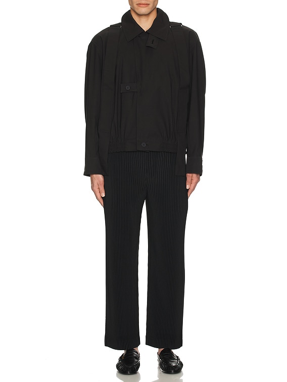 Homme Plisse Issey Miyake Parachute Turtle Neck Jacket in