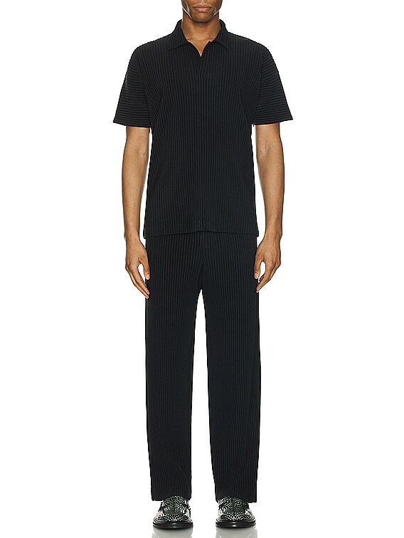 Homme Plisse Issey Miyake Pleated Pants in Black | FWRD