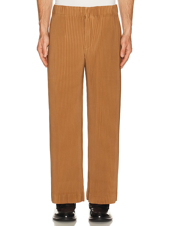 HOMME PLISSE ISSEY MIYAKE コンプリート トラウザーズ Homme Plisse Issey Miyake MC トラウザー - Brown | FWRD