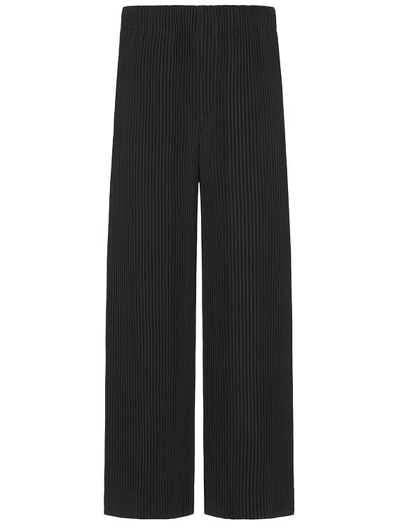 Homme Plisse Issey Miyake Mc Trousers in Black | FWRD