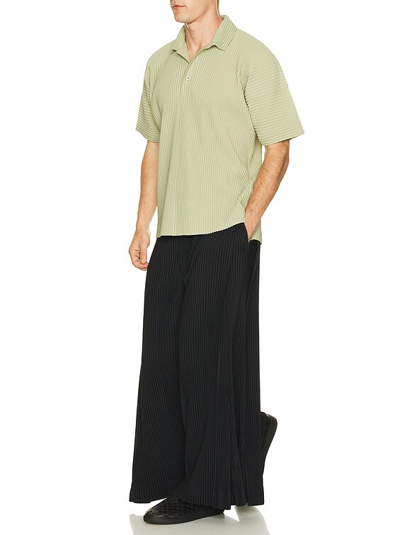 Homme Plisse Issey Miyake Mc Trousers in Black | FWRD
