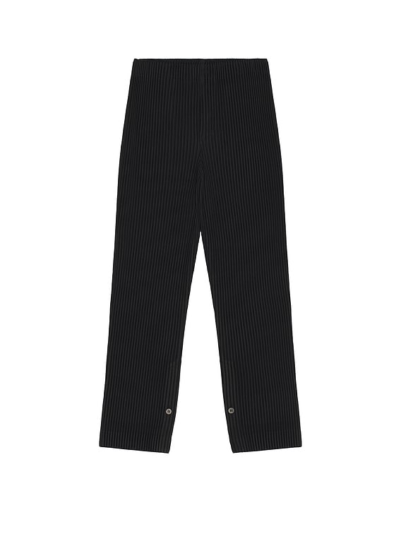 Homme Plisse Issey Miyake Pleats Bottoms 1 in Black | FWRD