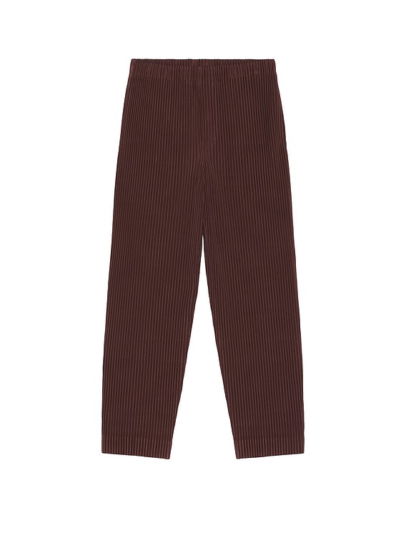 Homme Plisse Issey Miyake ストレートパンツ - Edge Brown | FWRD