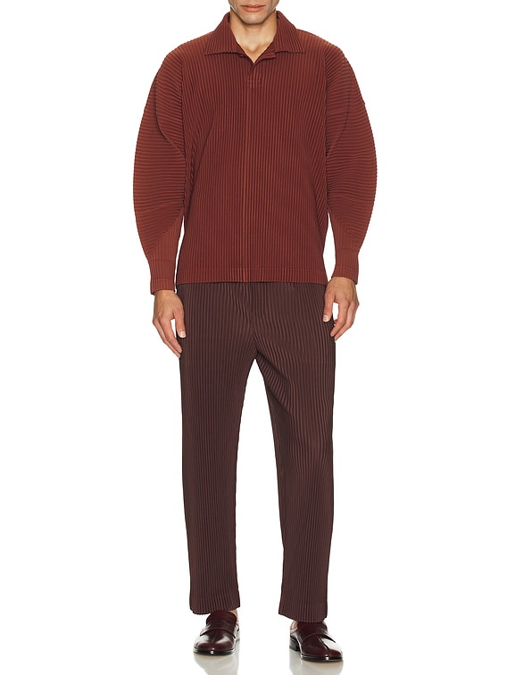 Homme Plissé Issey Miyake ストレートパンツ Homme Plissé Issey Miyake ストレートパンツ | ブルー