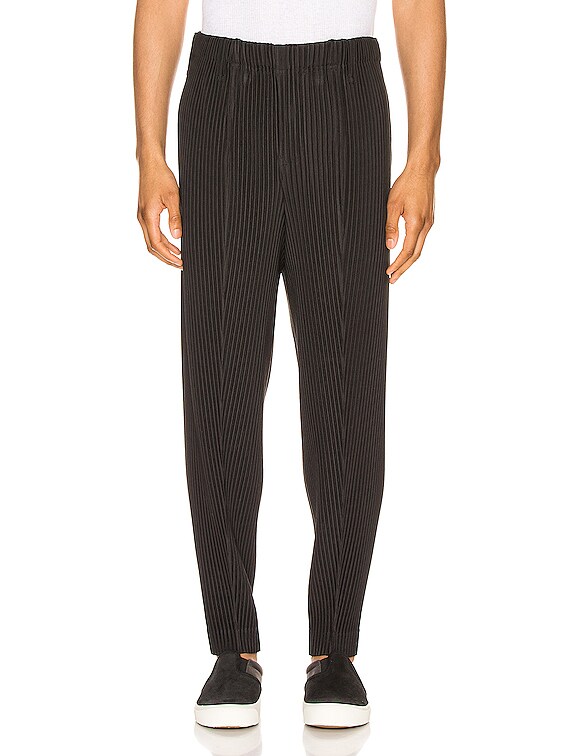 オムプリッセ イッセイミヤケ　Rock pants Homme Plisse Issey Miyake Rock Pant in Corks Gray | FWRD