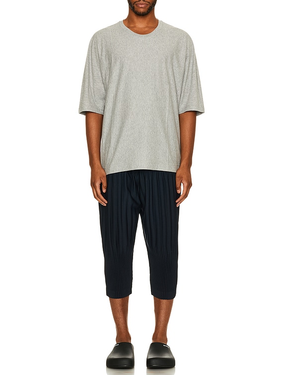 Homme Plisse Issey Miyake Basics Relaxed Pant in Navy | FWRD