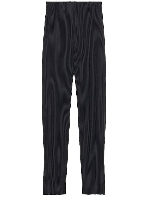 Homme Plisse Issey Miyake Basics Straight Pant in Navy | FWRD