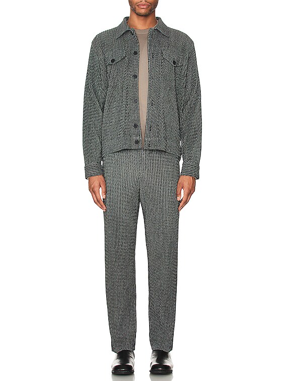 Homme Plisse Issey Miyake Zipper Chain Pant in Black | FWRD