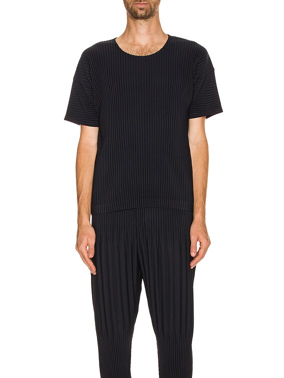 Homme Plisse Issey Miyake Tシャツ - Navy | FWRD