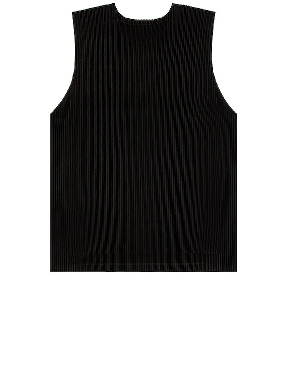 Homme Plisse Issey Miyake ベストトップ - Black | FWRD