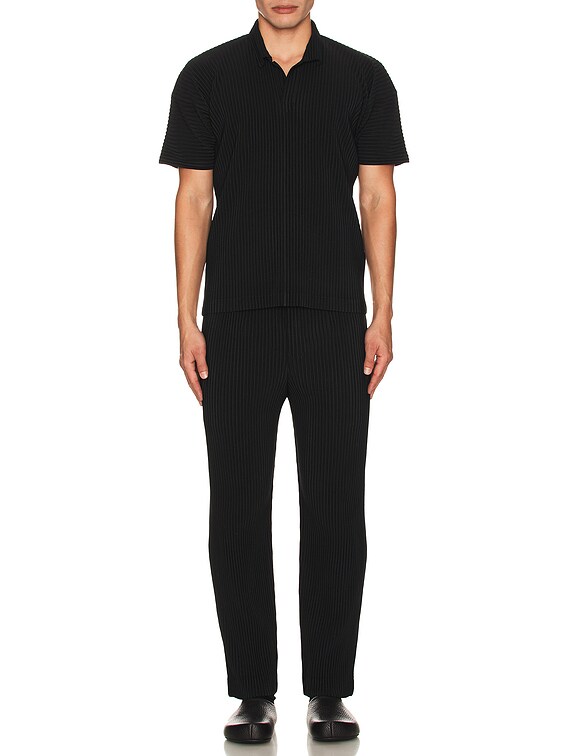 Homme Plisse Issey Miyake Homme Plisse Issey Miyak Pleated Polo in