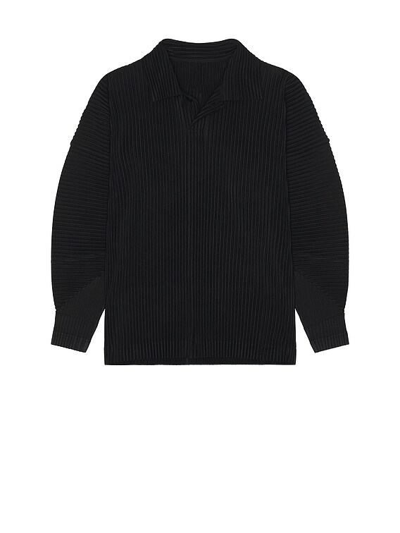 Homme Plisse Issey Miyake October Shirt in Black | FWRD
