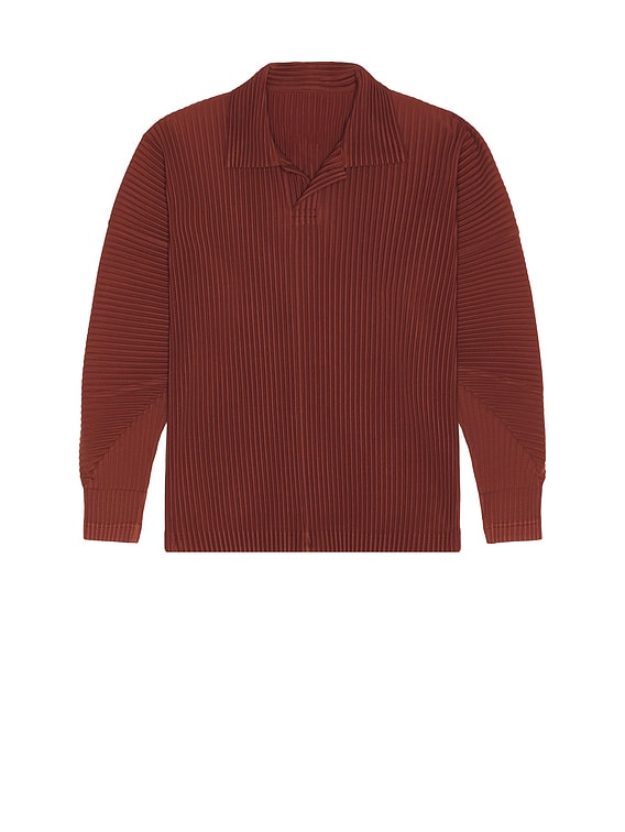 Homme Plisse Issey Miyake Monthly Colors August Polo in Adamite