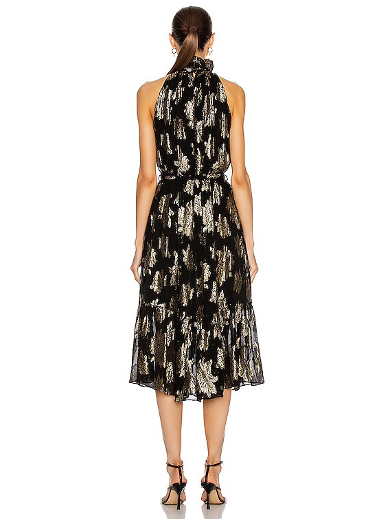 IRO Laza Dress in Black & Gold | FWRD IRO Laza Dress in Black & Gold | FWRD