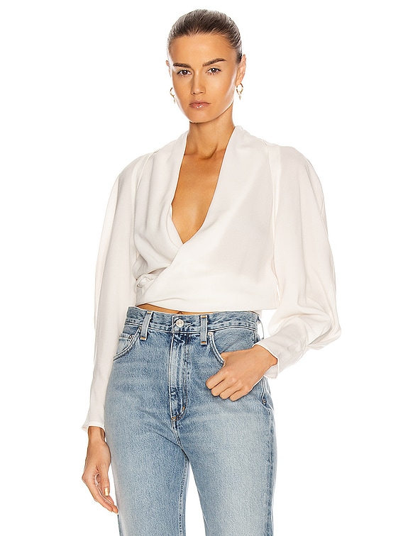 IRO Gasco Top in Ecru | FWRD