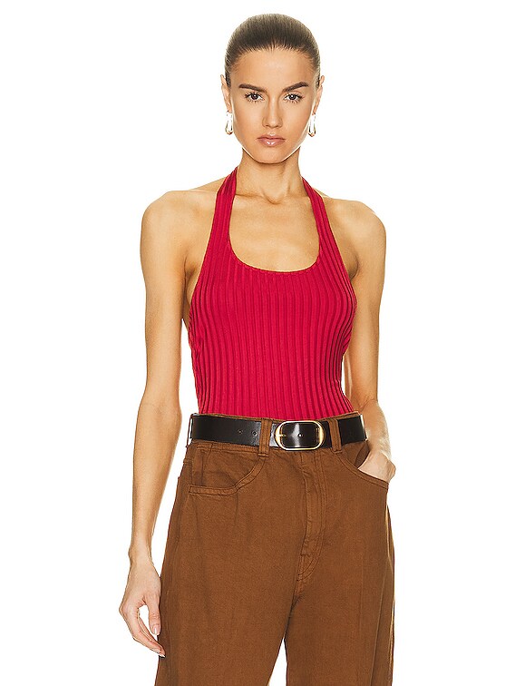 IRO Bana Top in Cardinal Red | FWRD