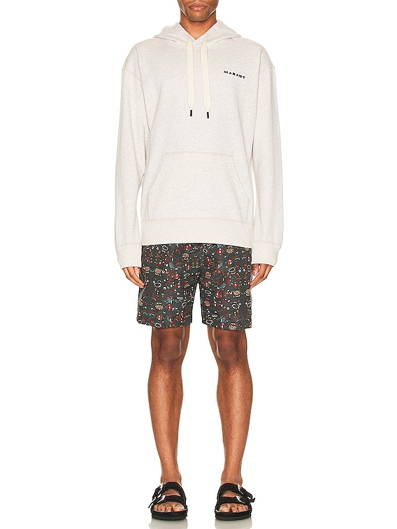 Isabel Marant Marcello Hoodie in Ecru | FWRD