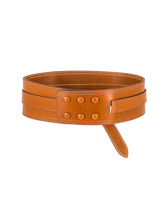 Isabel Marant Moshy Knot Belt in Natural | FWRD display picture 3