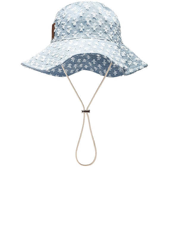 Isabel Marant Delya Hat in Light Blue | FWRD