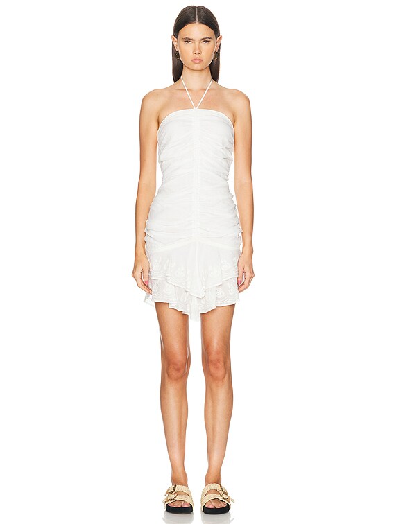 Isabel Marant Emanuela Dress in White | FWRD
