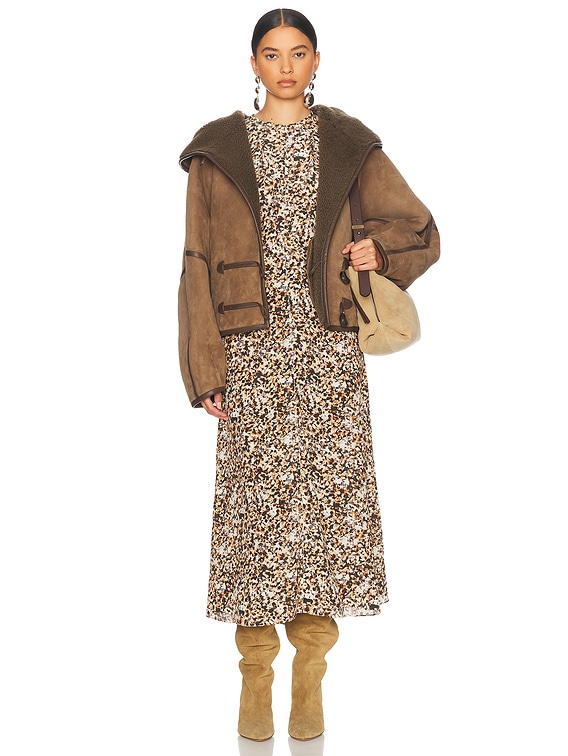 【関税込み】Isabel Marant グレー Yanis フーディ Isabel Marant étoile Yanissa Padded Cotton Jacket Grey
