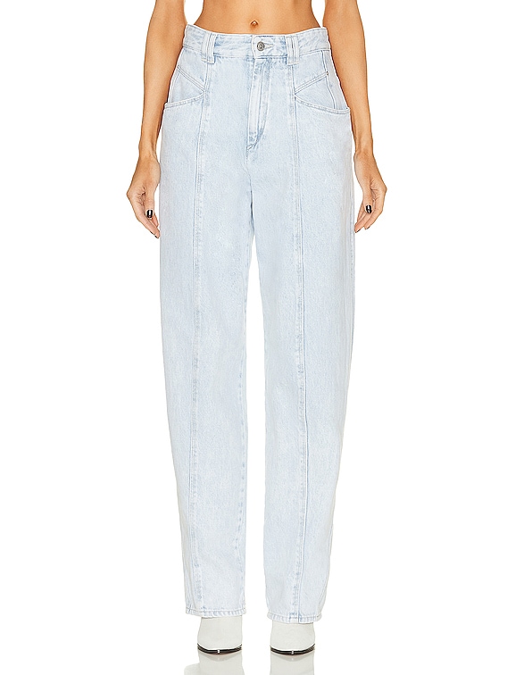 新品 ISABEL MARANT VETEA ワイドレッグ ジーンズ 36 ISABEL MARANT Joanny ワイドジーンズ | ブルー | FARFETCH JP