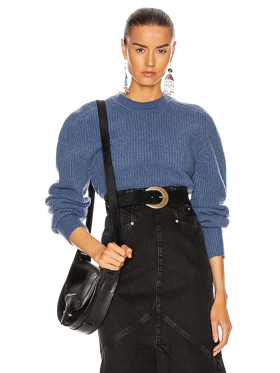 Isabel Marant Brent Sweater in Blue | FWRD