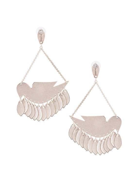 ISABEL MARANT ファンキリンクエンヘリッシュトイヤリンク Funky Ring Earrings Woman silver | ISABEL MARANT Official
