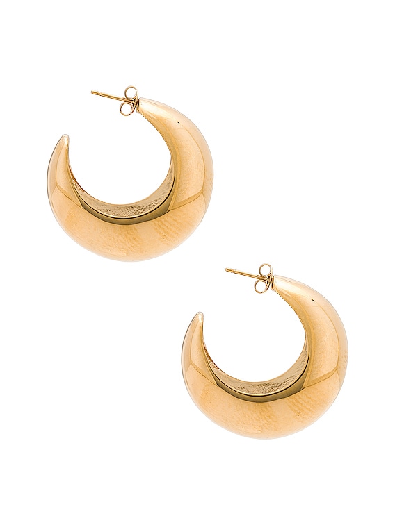 Isabel Marant Large Hoop Earrings in Dore | FWRD