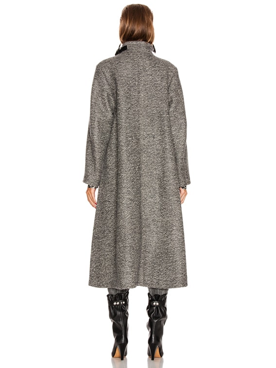 Isabel Marant Natacha Coat in Grey | FWRD