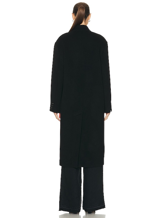 コート Isabel Marant FW23 THEODORE COAT (MA0099FA_A3D19I10ST) Isabel Marant éToile Theodore Coat - Black | Editorialist