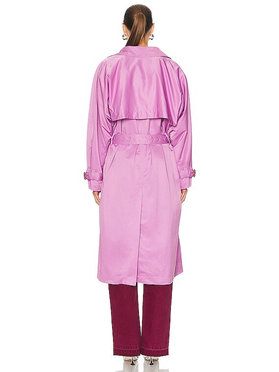 Isabel Marant Edenna Trench Coat in Lilac | FWRD