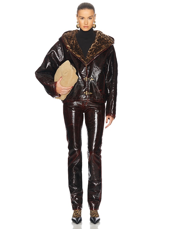 Isabel Marant Lanniya Jacket in Cherry | FWRD