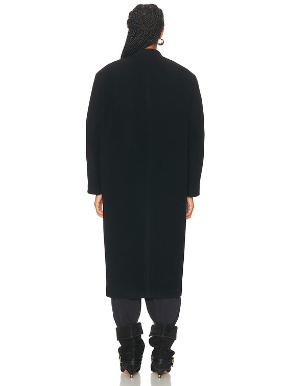 Isabel Marant Florane Coat in Black | FWRD