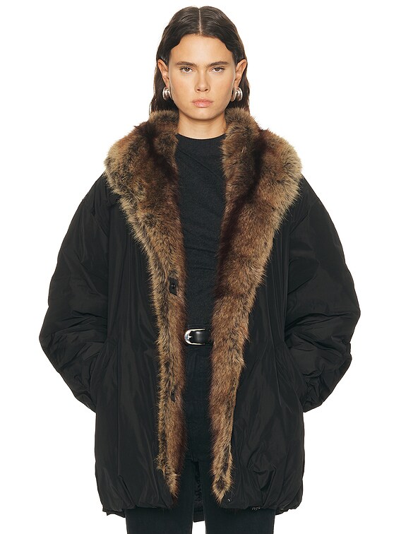 Isabel Marant Cardine Coat in Black | FWRD