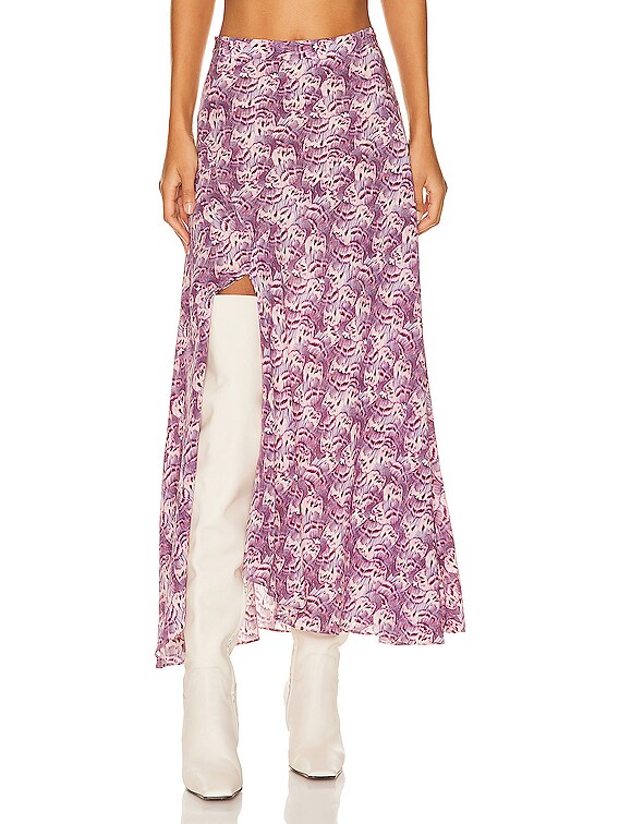 Isabel Marant Sakura Skirt in Mauve | FWRD