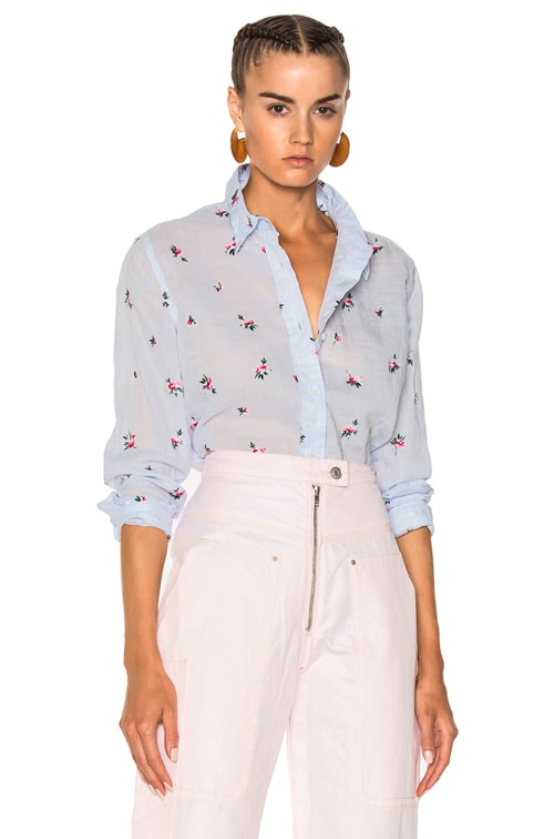 Isabel Marant Uliana Shirt in Light Blue | FWRD