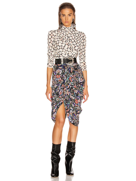 Isabel Marant Jalford Top in Ecru | FWRD