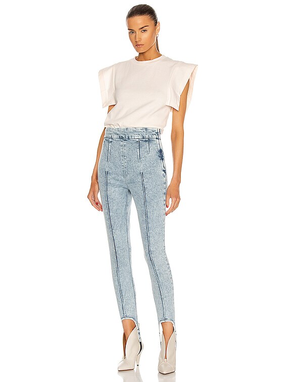 Isabel Marant Zelipa Top in Ecru | FWRD